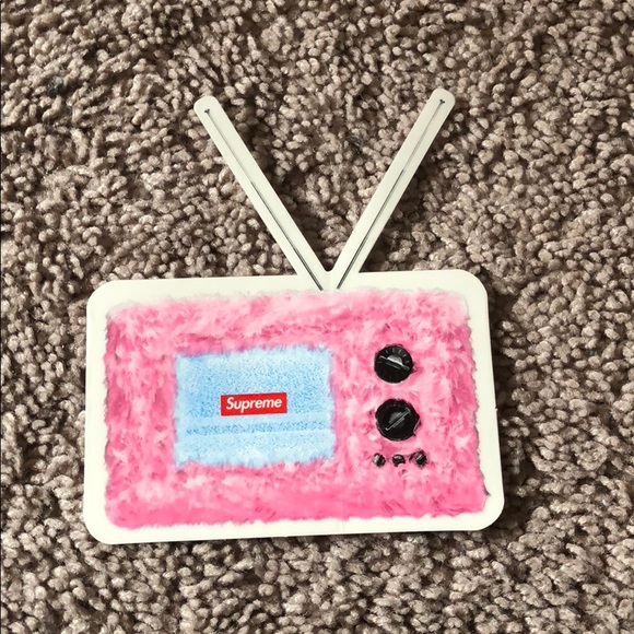 pink supreme sticker